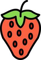 Strawberry Vector Icon Design