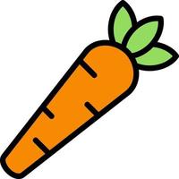 Carrot Vector Icon Design