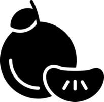 diseño de icono de vector de mandarina