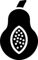 diseño de icono de vector de papaya