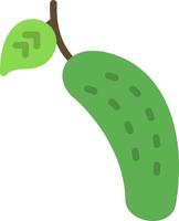 diseño de icono de vector de pepino