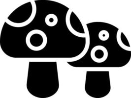 Mushroom Vector Icon Design