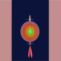 traditional chinese lamp, lantern,vector vector