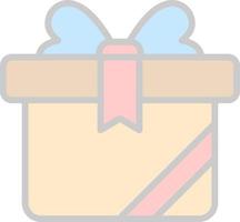 diseño de icono de vector de regalo