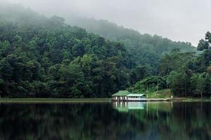 landscape of Reservoir at Rayong Thailand photo