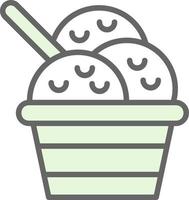 diseño de icono de vector de helado