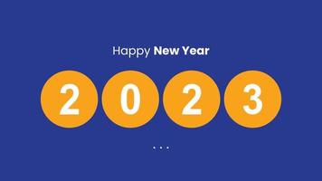 2023 new year celebration web banner background vector