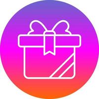 diseño de icono de vector de regalo