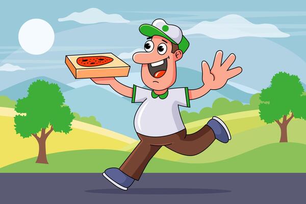 pizza box design template by Ikbal Hussain on Dribbble