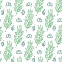 Pattern with olive branches. Retro decorative texture background for textile,paper,labels and etc. Vector