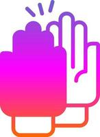 High Five Vector Icon Design