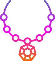 Necklace Vector Icon Design