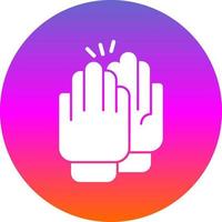 High Five Vector Icon Design