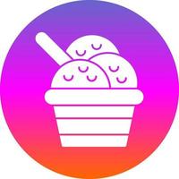 diseño de icono de vector de helado