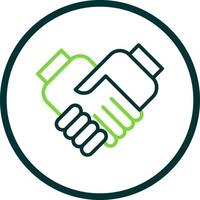 Handshake Vector Icon Design