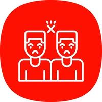 Quarrel Vector Icon Design