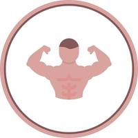 Full Body Muscle Vector Icon Design