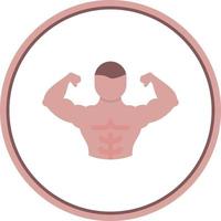 Full Body Muscle Vector Icon Design