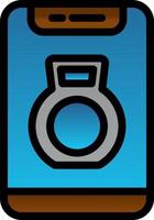 Kettlebell Vector Icon Design