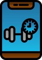 Gym Time Vector Icon Design
