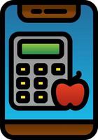 Calorie Calculator Vector Icon Design