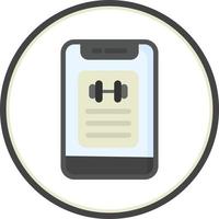 Workout Progress Vector Icon Design