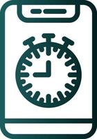 Stopwatch Vector Icon Design
