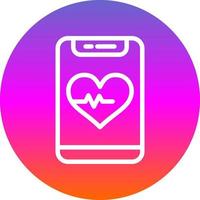 Heart Rate Vector Icon Design