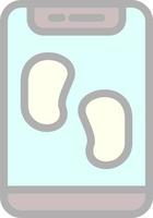 Pedometer Vector Icon Design