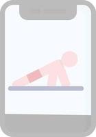 Push Up Vector Icon Design