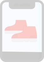 diseño de icono de vector de zapatos de ejercicio