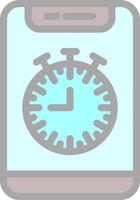 Stopwatch Vector Icon Design