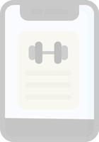 Workout Progress Vector Icon Design