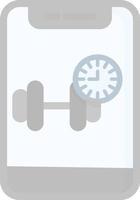 Gym Time Vector Icon Design