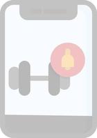 Workout Notification Vector Icon Design