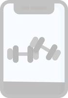 Dumbbells Vector Icon Design