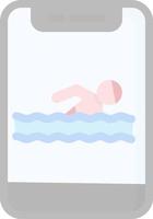 Swimming Vector Icon Design