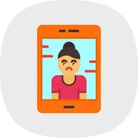 Videocall Vector Icon Design