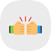 Fist Bump Vector Icon Design