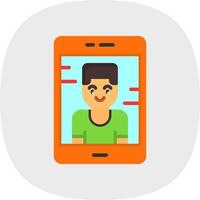 Videocall Vector Icon Design