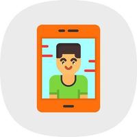 Videocall Vector Icon Design