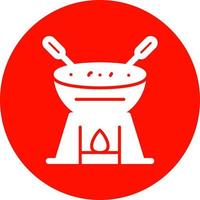 diseño de icono de vector de fondue