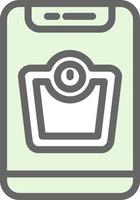 Weight Scale Vector Icon Design