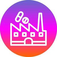 Medicine Factory Vector Icon Design