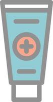 Ointment Tube Vector Icon Design