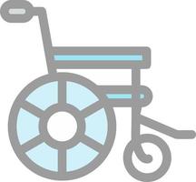 Wheelchair Vector Icon Design