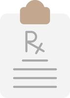 Prescription Vector Icon Design