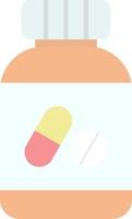 Tablets Bottle Vector Icon Design