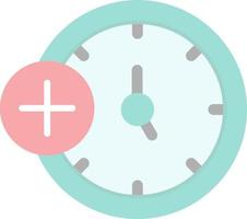 diseño de icono de vector de reloj médico
