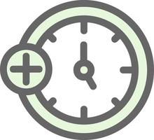 diseño de icono de vector de reloj médico